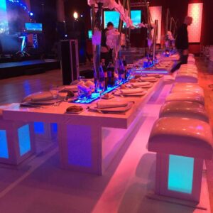 Table lumineuse réctangulaire